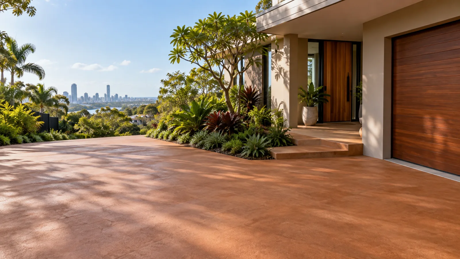 Coloured concrete surface inspiration