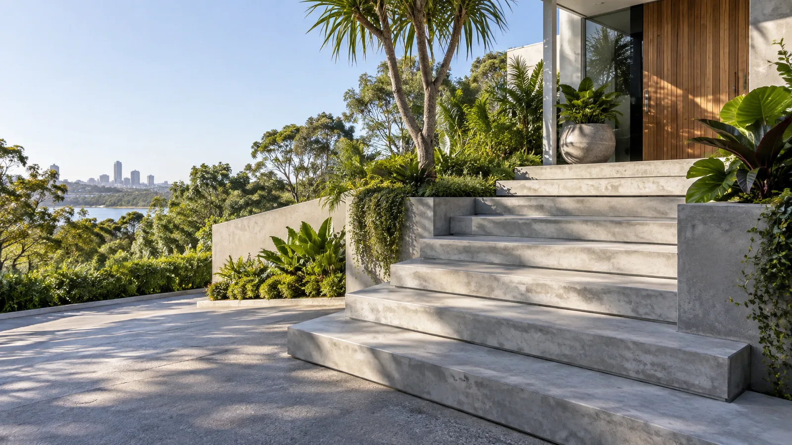 Concrete stairs surface inspiration