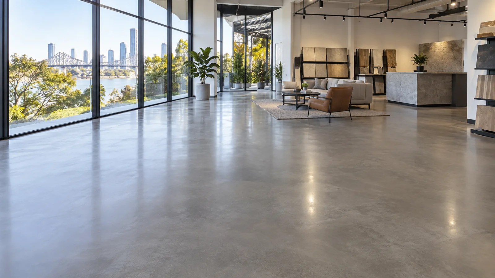 Brisbane-inspired grind and seal concrete floor